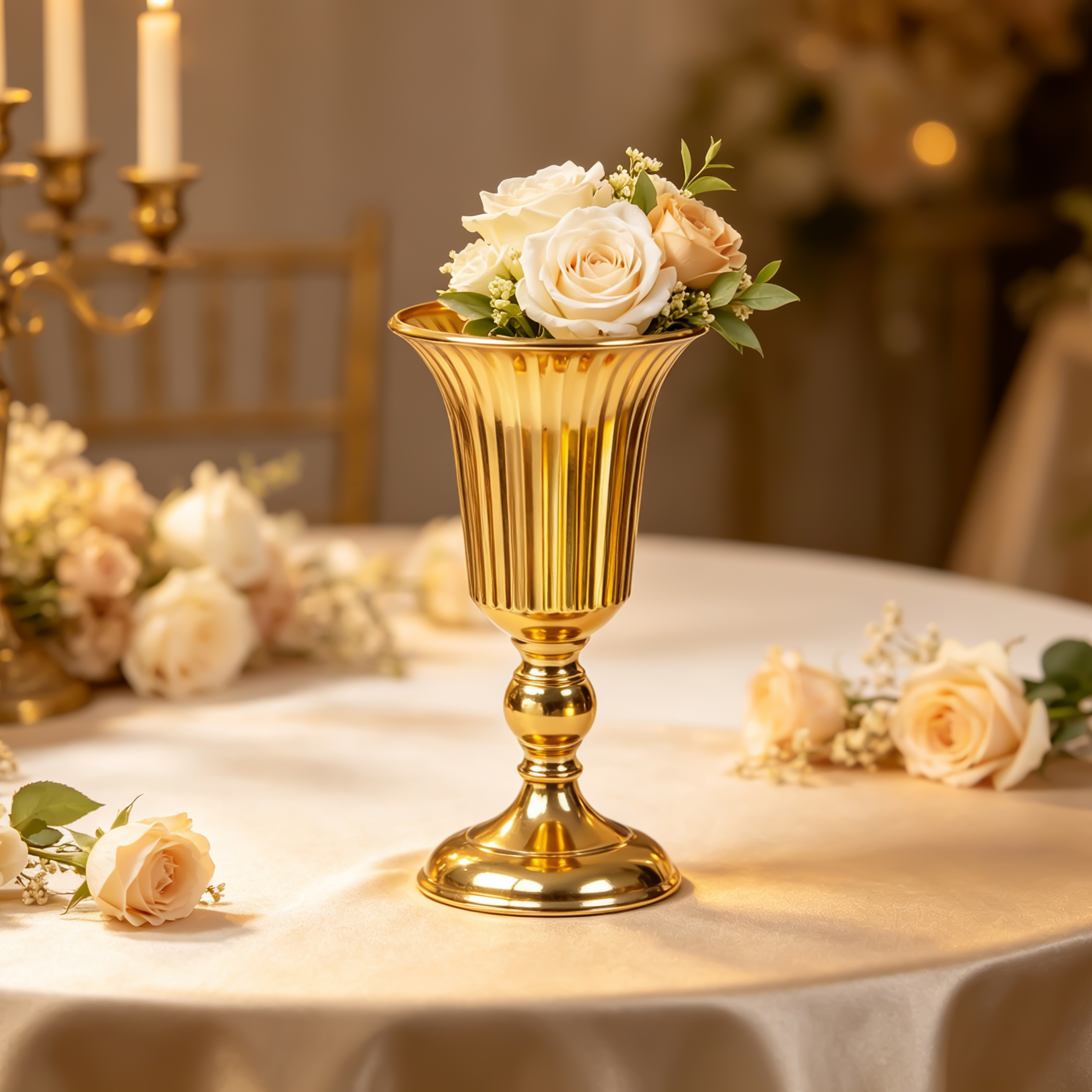 Vertical Grain Trophy Vase
