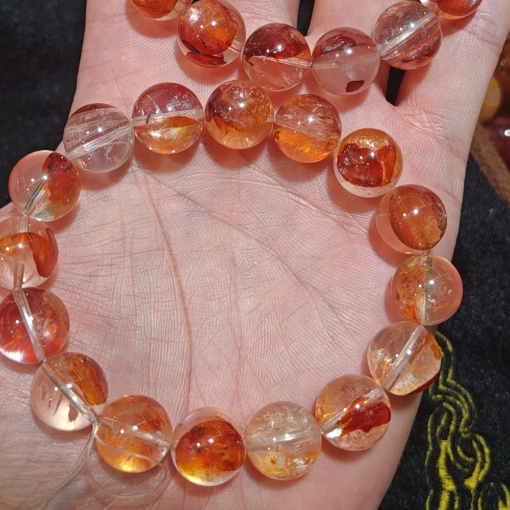 [High Grade] Brazilian Red Phantom Quartz