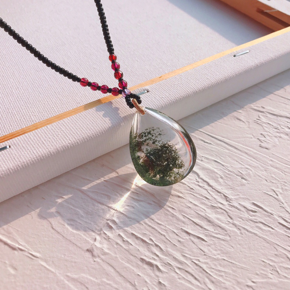 Green Phantom Quartz Rough Stone