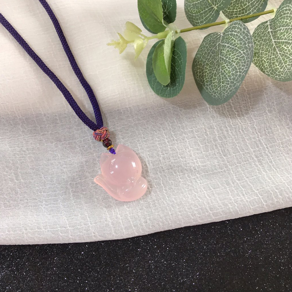Mozambique Rose Quartz Fox
