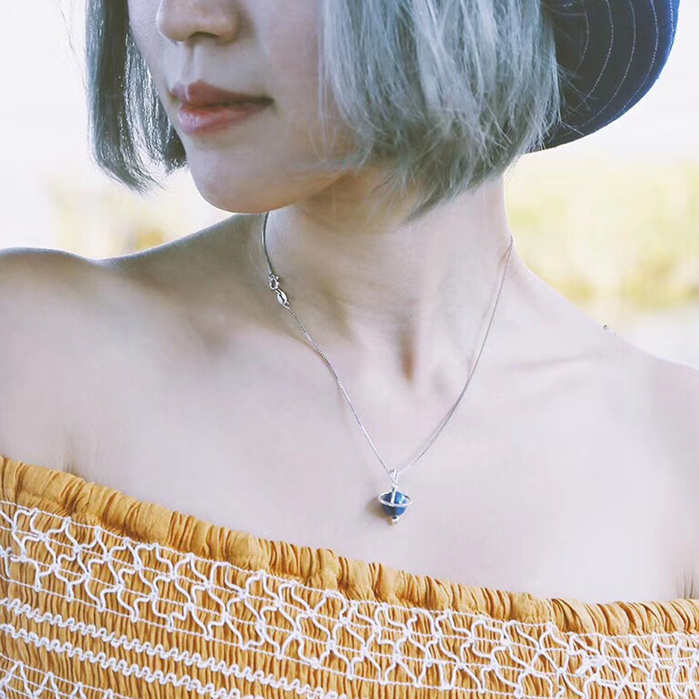 "Asteroid" Zodiac Guardian Stone Necklace