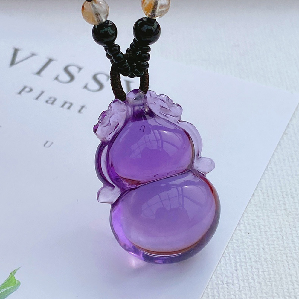 Amethyst Gourd Pendant