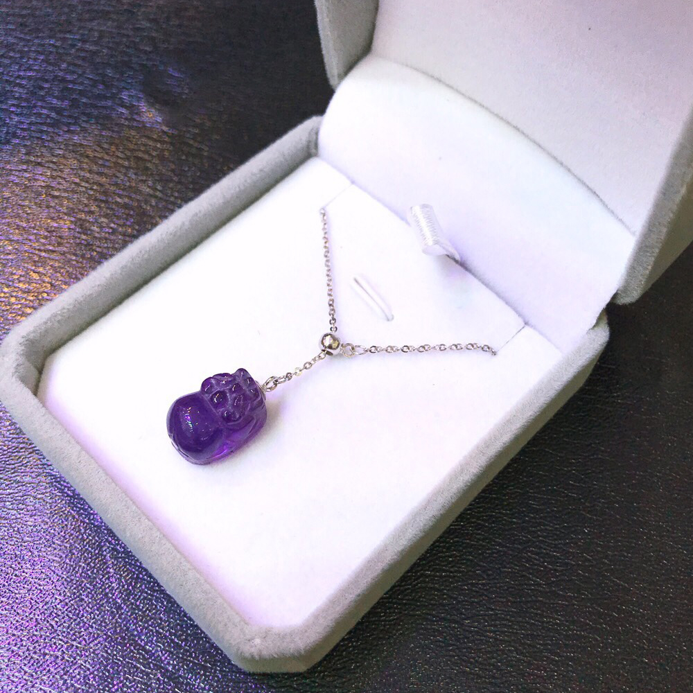 Amethyst Pixiu Pendant