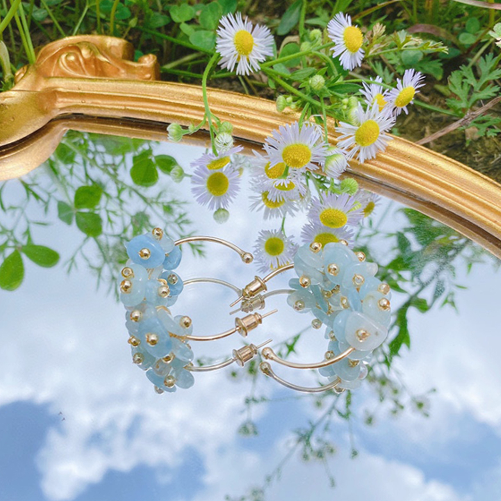 Aquamarine earrings