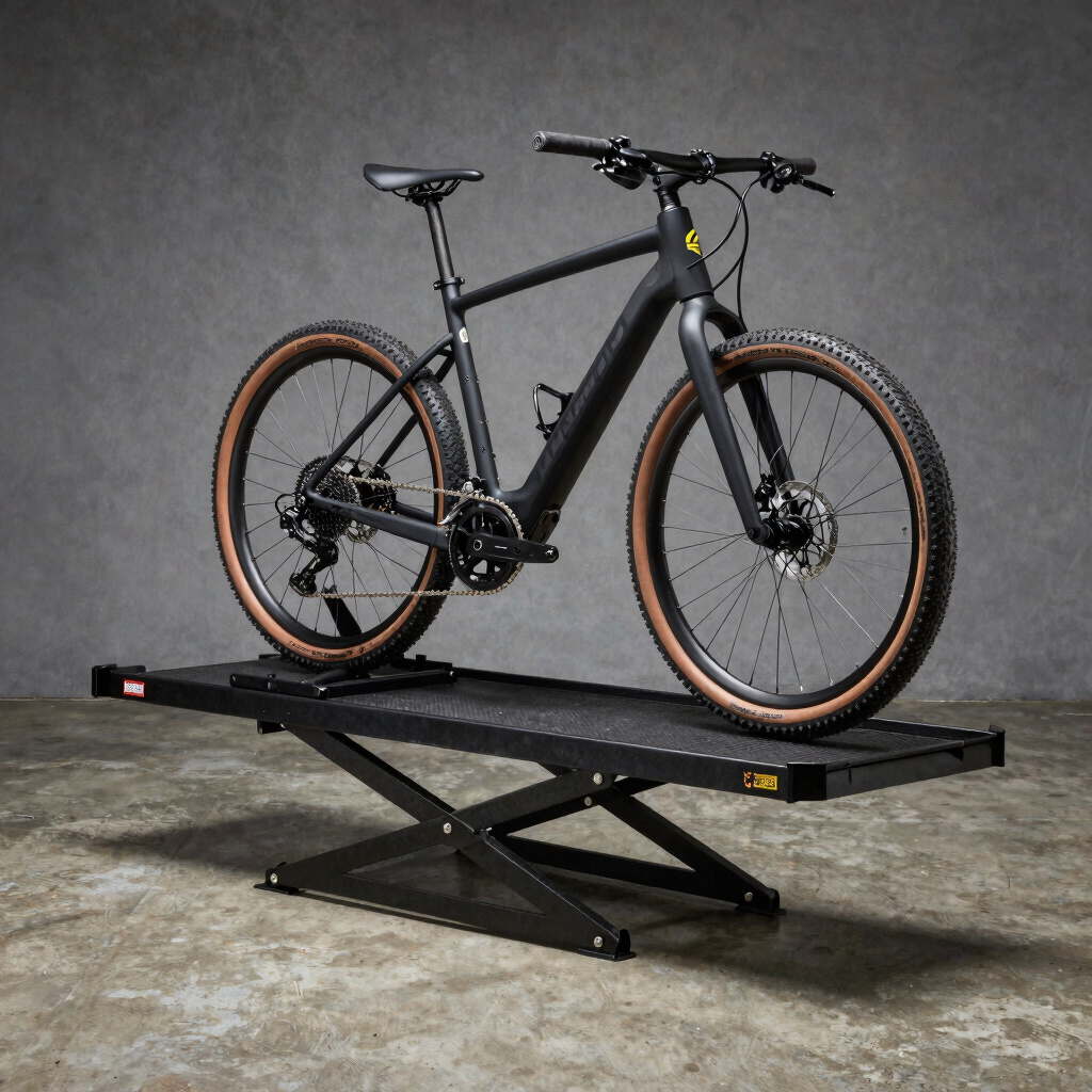 Industrial Grade Electric Bicycle Hoist & Repair Rack